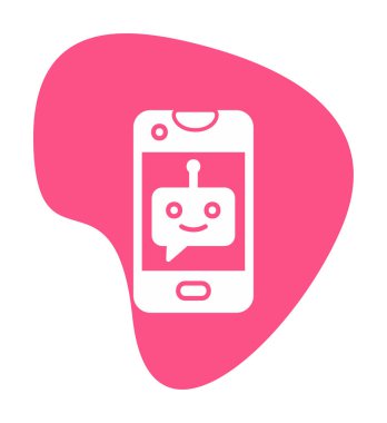 Sohbet simgesi vektör illüstrasyonu