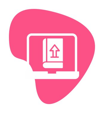 Simge işareti vektör çizim upload