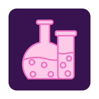 Şişesi web simgesi, vektör çizim  