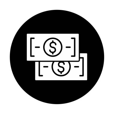 para düz simgesi, vektör illüstrasyonu