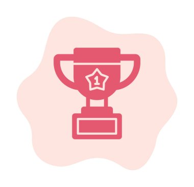 Basit kupa çizgisi vektör resimleme tasarımı