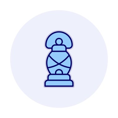 düz Fener simgesi vektör çizimi 