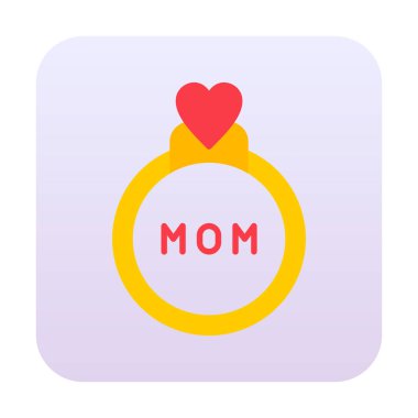 halka simgesi, vektör illüstrasyonu basit tasarım