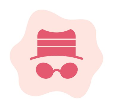 Basit casus yazılım simgesi, vektör illüstrasyonu