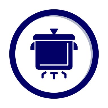 Pişirme vektörü düz simge. Pişirme Otu                   