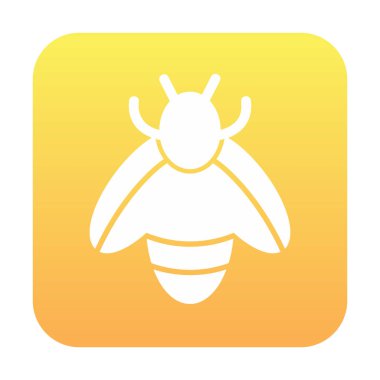 Vektör olarak arı simgesi. logotype 