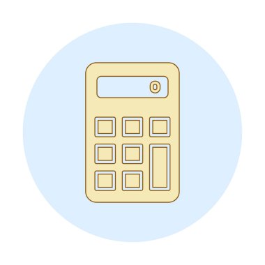 hesap makinesi web simge vektör çizim