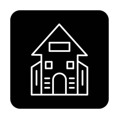 Üniversite oluşturma vektör simgesi