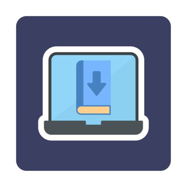 Kitap simgesi, vektör illüstrasyon tasarımı indir 