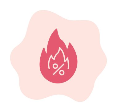 Hot Sale ikon vektör illüstrasyon tasarımı ile yangın