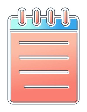 dizüstü bilgisayar simgesi, vektör illüstrasyonu basit tasarım