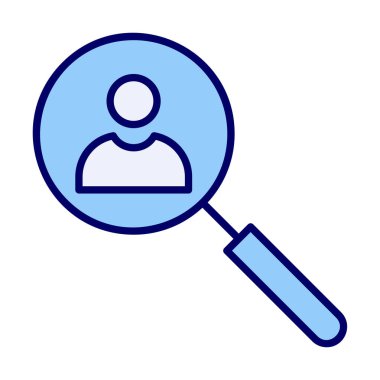 Ara. Web simgesi basit illüstrasyon