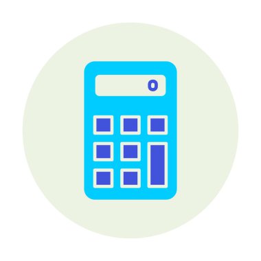 hesap makinesi web simge vektör çizim