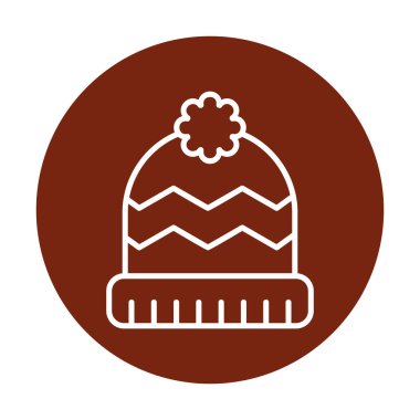 Beanie icon vector illustration 