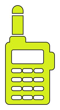 Walkie Talkie modern icon vector illustration                                