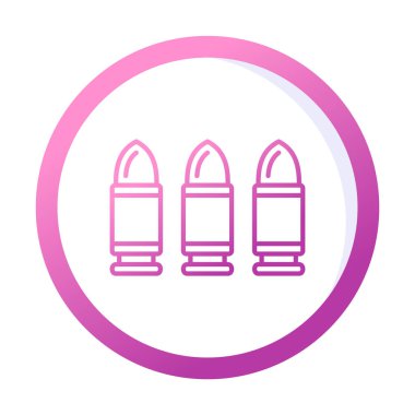 Madde işaretleri web simgesi, vektör çizim