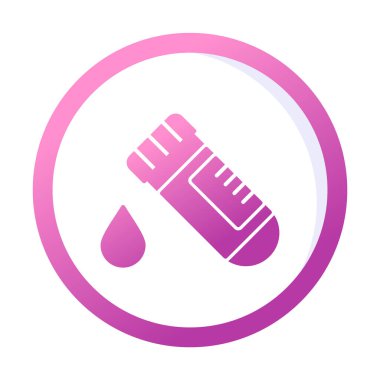 Kan Test Ağı simgesi, vektör illüstrasyonu