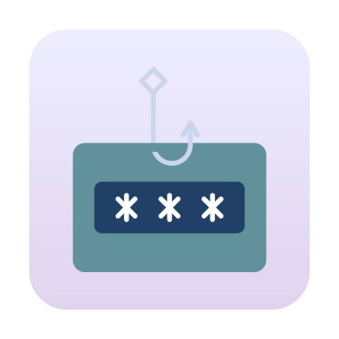 Basit düz frekans çizgisi simgesi vektörü 