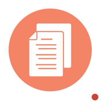 belgelerin vektör çizimi simgesi  