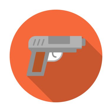 silah simgesi vektör illüstrasyonu