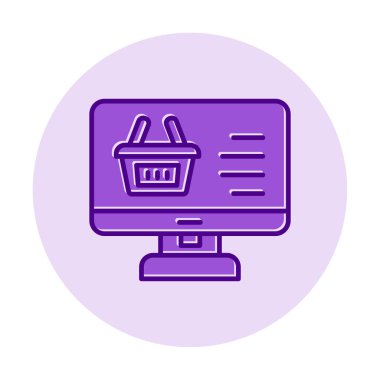 çevrimiçi alışveriş vektörü tasarımı                        