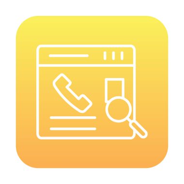 Kişinin vektör çizimi Modern simgeyi ara                            