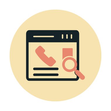 Kişinin vektör çizimi Modern simgeyi ara                            