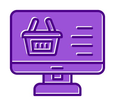 çevrimiçi alışveriş vektörü tasarımı                        