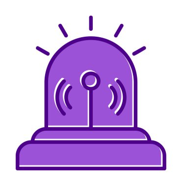 Uyarı simgesi, taslak biçimi, vektör illüstrasyonu