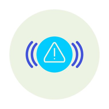 uyarı işareti simgesi, vektör illüstrasyonu  