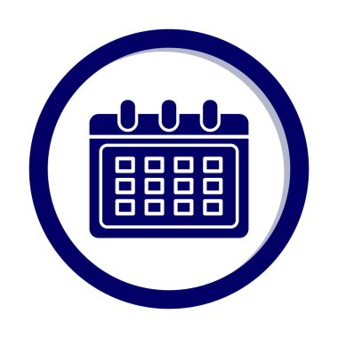Takvim web simge vektör çizim