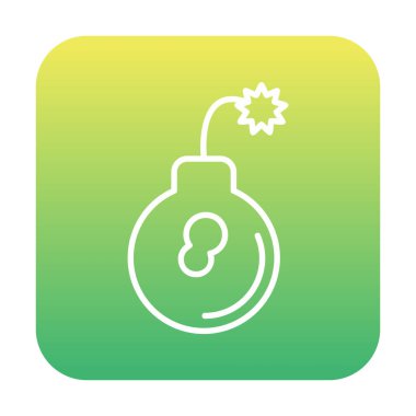 Bomba simgesi vektör illüstrasyonu