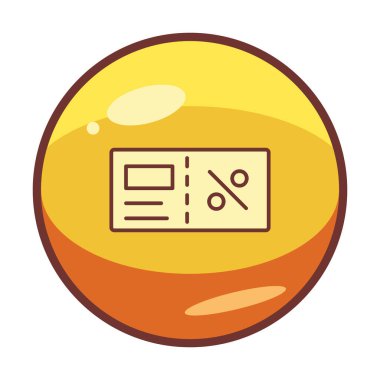 Faturacı Kara Cuma ikon vektör illüstrasyonu  