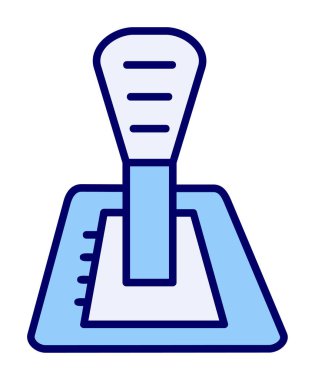Araba vites kutusu web simgesi, vektör illüstrasyonu