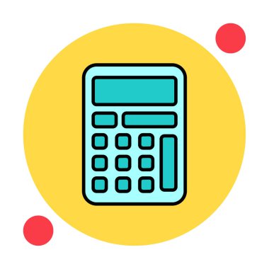 hesap makinesi web simge vektör çizim