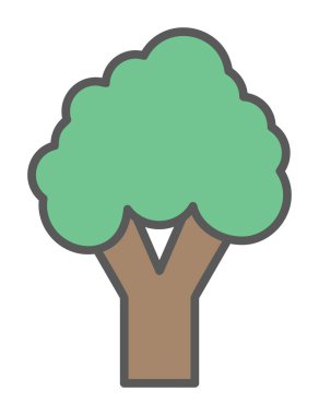 brokoli web simgesi, vektör illüstrasyonu  