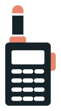walkie talkie modern ikon vektör çizimi                                