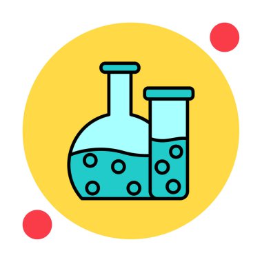 Şişesi web simgesi, vektör çizim  