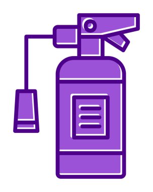 Yangın söndürme simgesinin vektör çizimi                            