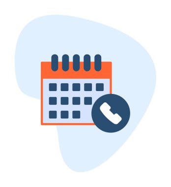 Takvim simgesi, vektör illüstrasyonu basit tasarım