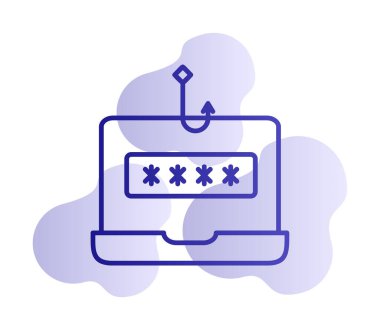 Basit düz frekans çizgisi simgesi vektörü 