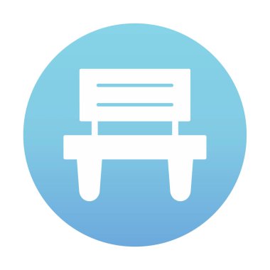 bank simgesi, vektör illüstrasyonu basit tasarım