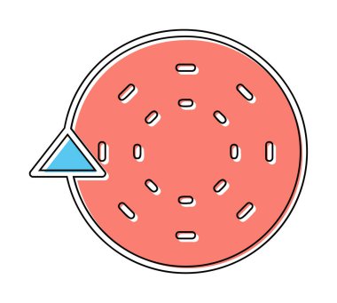 Mikroorganizmaların yapısı. Bakteri ya da mikrop. Mikrobiyoloji. Bilim ve eğitim. Düz renk biçimi