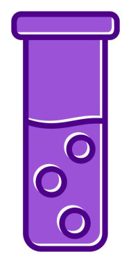 Test Tube modern icon vector illustration