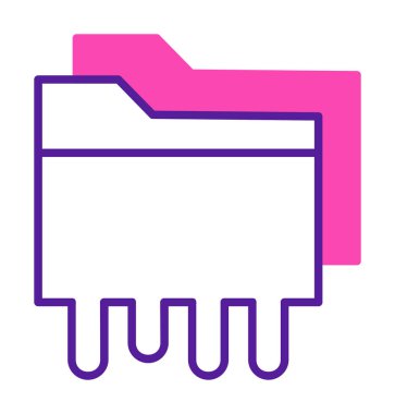 Veri Sızıntısı Ağ simgesi, vektör illüstrasyonu 