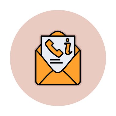 e- posta, zarf web simgesi, vektör illüstrasyonu