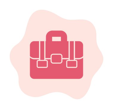 Portföy düz vektör simgesi