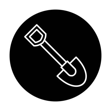 Web simge vektör çizim kürek 