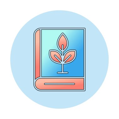 kitap simgesi, vektör illüstrasyonu basit tasarım