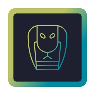 Kobra simgesi tasarım vektör sembolü